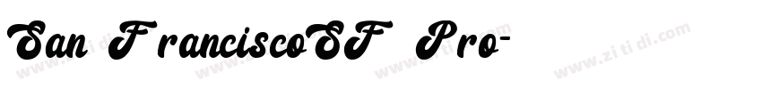 San FranciscoSF Pro字体转换
